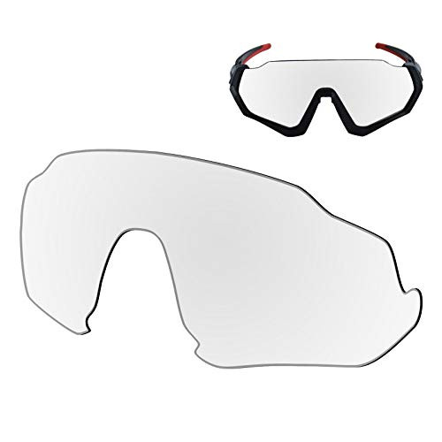 Galvanic Replacement Lenses for Oakley Flight Jacket OO9401 Sunglass  Clear NonPolarized