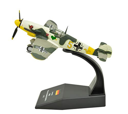 TANG DYNASTYTM 172 Messerschmitt Bf109 Fighter Attack Metal Plane Model World War II Luftwaffe 1942 Military Airplane ModelDiecast Planefor Collecting and Gift