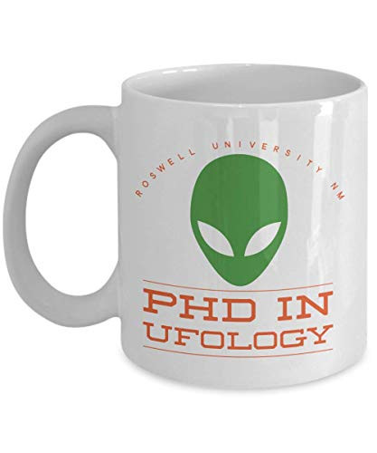 funny alien UFO gift area 51 coffee mug