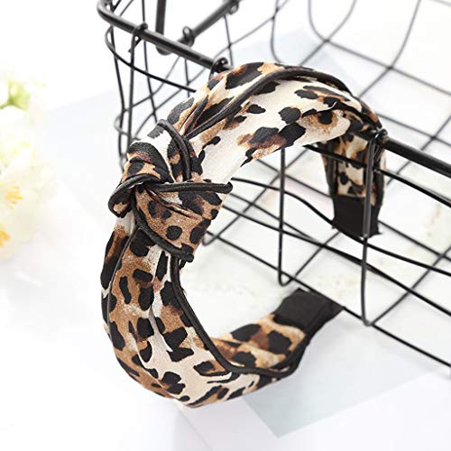 Knot Headband Leopard Print Headbands for WomenWide Headbands Knot Turban Hairband Vintage Head Wrap Cheetah Hairband Hair Hoops for Women and GirlsLight Knot Headband Leopard Print Headbands for WomenWide Headbands Knot Turban Hairband Vintage Head Wrap Cheetah Hairband Hair Hoops for Women and GirlsLight