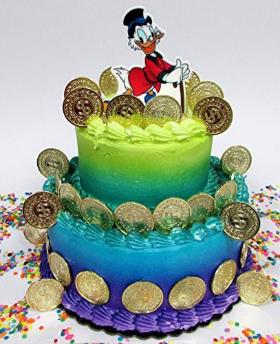 Duck Tales SCROOGE McDUCK Birthday Cake Topper Set