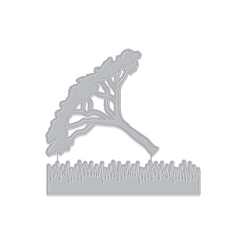 Hero Arts Thorn Tree and Grasses Fancy Die (E) Paper Cut (DI399)