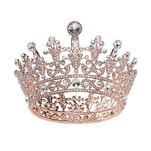 S SNUOY Wedding Tiaras and Crowns for Bride Princess Crystal Headpieces Party Hair Accessories