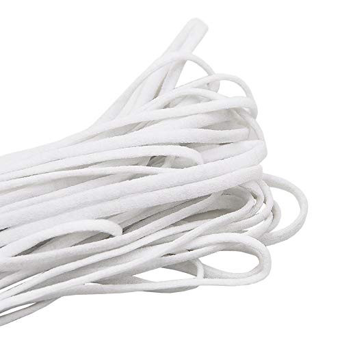 Elastic Band 30 Yards 18 Inch Flat Elastic Bands for Sewing Crafts DIYBraided Elastic CordElastic RopeStretch Elastic StringWhite 3mm Elastic Band 30 Yards 18 Inch Flat Elastic Bands for Sewing Crafts DIYBraided Elastic CordElastic RopeStretch Elastic StringWhite 3mm