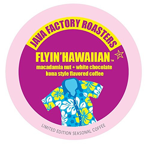 Java Factory SingleCup Coffee for Keurig KCup Brewers Flyin Hawaiian 40 Count