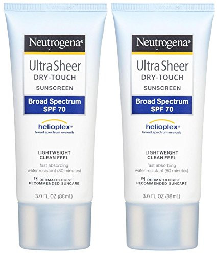 Neutrogena Ultra Sheer Broad Spectrum Sunscreen SPF 703 oz  2 pk