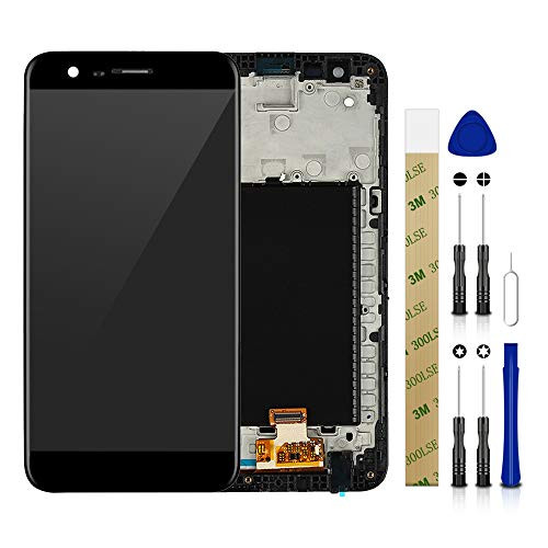 for ATT LG K20 M255 LCD Screen Display Assembly Touch Screen Digitizer Panel Glass Replacement Tool Black with Frame