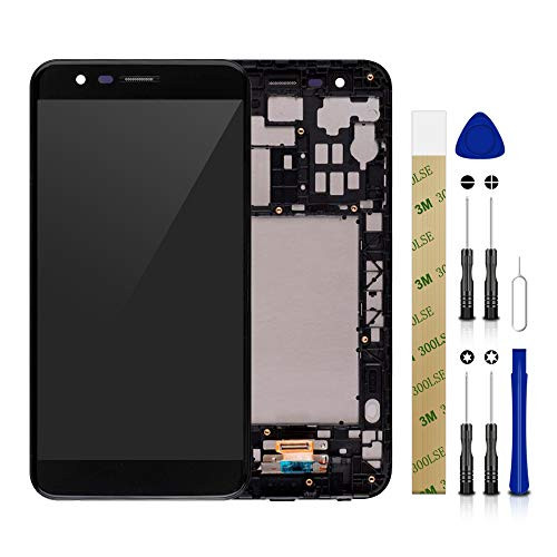 for Xfinity LG K30 LMX410UM LCD Screen Display Assembly Touch Screen Digitizer Panel Glass Replacement Tool with Frame