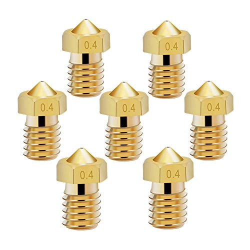 14 Pcs M6 3D Printer Nozzle 04mm Extruder Brass Nozzle Print Head 14 Pcs M6 3D Printer Nozzle 04mm Extruder Brass Nozzle Print Head