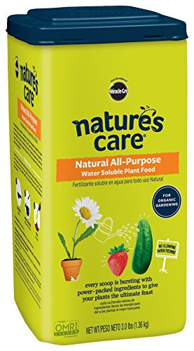 Miracle-Gro Nature's Care Organic & Natural Water Soluble Plant Food 3 LB
