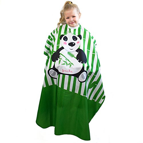 Hair Cutting Cape for Kids  Panda Print  Water Resistant Salon Cape  Snap Closure  Kids Haircut Cape  Barber Cape for Kids  Kids Hair Cape Hair Cutting Cape for Kids  Panda Print  Water Resistant Salon Cape  Snap Closure  Kids Haircut Cape  Barber Cape for Kids  Kids Hair Cape