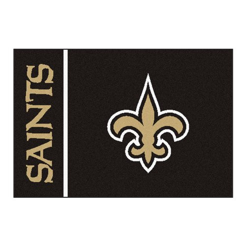 FANMATS NFL New Orleans Saints Nylon Face Starter Rug FANMATS NFL New Orleans Saints Nylon Face Starter Rug
