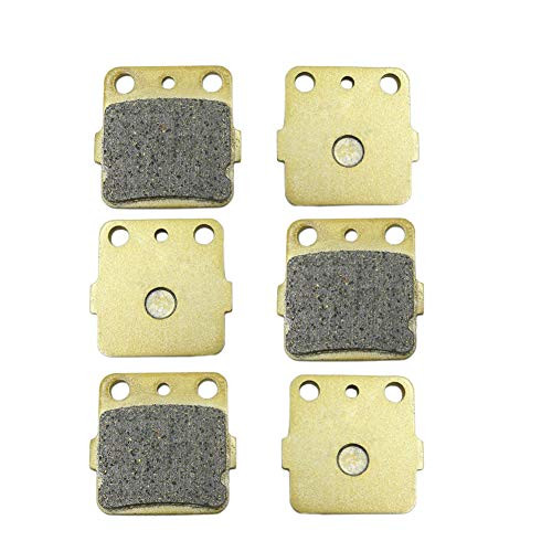 Lefossi Motorcycle Replacement Front and Rear Brake Pads Brakes for Yamaha YFM 350 YFM350 20042011 Raptor 350 YFM 660 YFM660 Raptor 660R 20012005 FA084F FA084R
