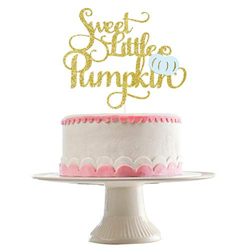 Gold Glittery Sweet Little Pumpkin Cake Topper Pumpkin Theme Baby Shower Party DecorationsBlue Boy Fall Baby Shower Birthday Party Cake Decorations Supplies Gold Glittery Sweet Little Pumpkin Cake Topper Pumpkin Theme Baby Shower Party DecorationsBlue Boy Fall Baby Shower Birthday Party Cake Decorations Supplies