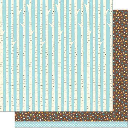Lawn Fawn LF2380 Into The Woods Remix  Birch Remix 12X12 Patterned Paper Pack of 12 Sheets