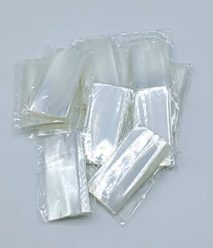 Clear Shrink Wrap Bands Sleeves for Lip Balm Chapstick Tubes Tamper Evident Safety Seal 100