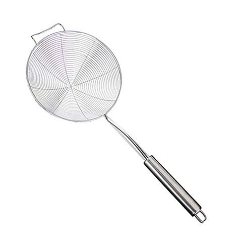 Spider Strainer Skimmer Ladle AIYoo Solid Stainless Steel Strainer Frying Spoon with Handle for Kitchen Deep Fryer Pasta Spaghetti Noodle 65 Inch Spider Strainer Skimmer Ladle AIYoo Solid Stainless Steel Strainer Frying Spoon with Handle for Kitchen Deep Fryer Pasta Spaghetti Noodle 65 Inch
