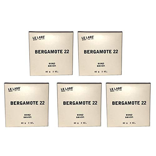 Le Labo Bergamote 22 Bath Soap  lot of 5  each 2oz bars Total of 10oz