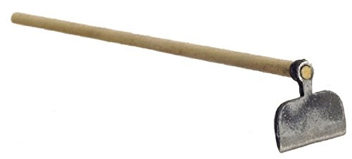 Falcon Miniatures Dollhouse Miniature Realistic Garden Hoe