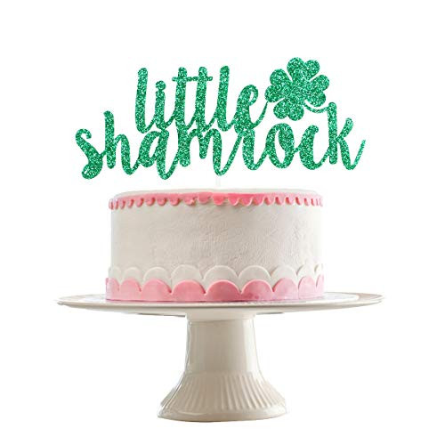 Green Glittery Little Shamrock Cake Topper Baby Shower Party Cake Topper Baby Shower Party Decorations 1st Birthday Party Decorations Green Glittery Little Shamrock Cake Topper Baby Shower Party Cake Topper Baby Shower Party Decorations 1st Birthday Party Decorations