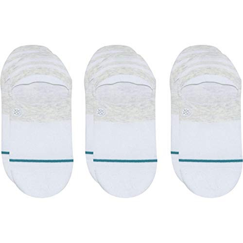 Stance Mens Gamut 2 3 Pack No Show Sock White S Stance Mens Gamut 2 3 Pack No Show Sock White S