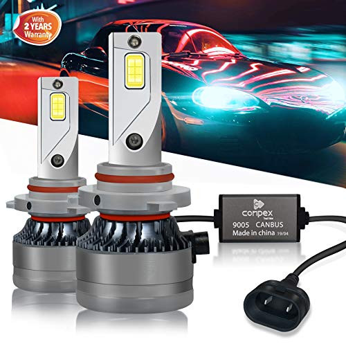 9005HB3H10 LED Headlight Bulbs Conversion Kit HiLo Beam 11000LM 6000K Cool White Lighting Anti Flicker Free Error Allinone 2 Years Warranty CONPEX HB3 led headlights bulb