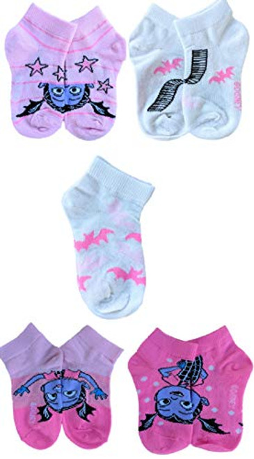 Disney Vampirina Girls 5 Pack Shorty Socks Disney Vampirina Girls 5 Pack Shorty Socks