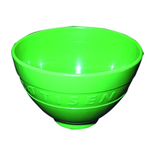 SDent USA FDA  TUV CE 2PCS Flexible Rubber Mixing Bowl Dental PVC Rubber Mixing Bowl for Alginate and Plaster Materials Easy to Clean Green Color Large Size 13086mm 500ml