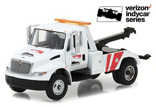 Greenlight International Durastar 4400 IndyCar Series Tow Truck White 1/64 Diecast Model