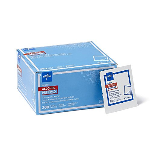 Medline MDS090735Z Sterile Medium Prep Pads 70 Isopropyl Alcohol Antiseptic 200 Count Medline MDS090735Z Sterile Medium Prep Pads 70 Isopropyl Alcohol Antiseptic 200 Count