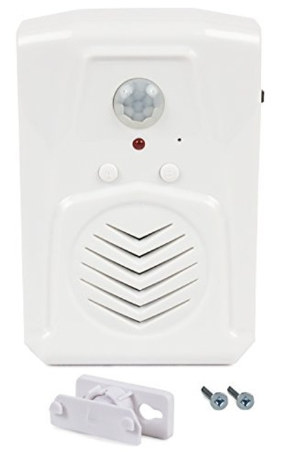SierraTeck Motion Activated Voice Player  Recordable Builtin Microphone  Independent Living Point of Sale Advertising Door Greeter Entry Alert