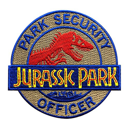 Jurassic Park Ranger Security Officer Costume Hook Fastener Patch 30 INCH JP1