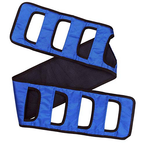 Transfer Belt Patient Lift Board Belt The 62L×78W Transferring Turning Handicap Bariatric Patient Patient Care Safety Mobility Aids Equipment Blue