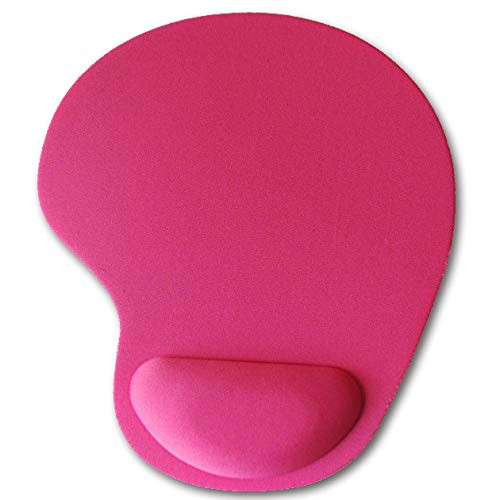 Ergonomic Memory Foam Mouse Pad with Wrist Rest SupportPink