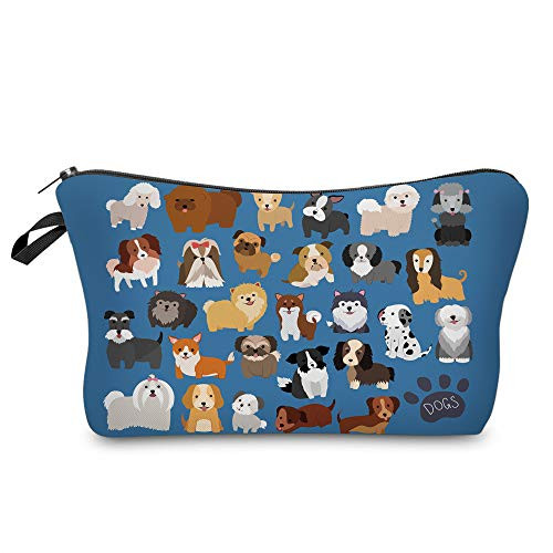 Cosmetic Bag MRSP Makeup bags for womenSmall makeup pouch Travel bags for toiletries waterproof Dead Aninmal Dogs 51755 Cosmetic Bag MRSP Makeup bags for womenSmall makeup pouch Travel bags for toiletries waterproof Dead Aninmal Dogs 51755