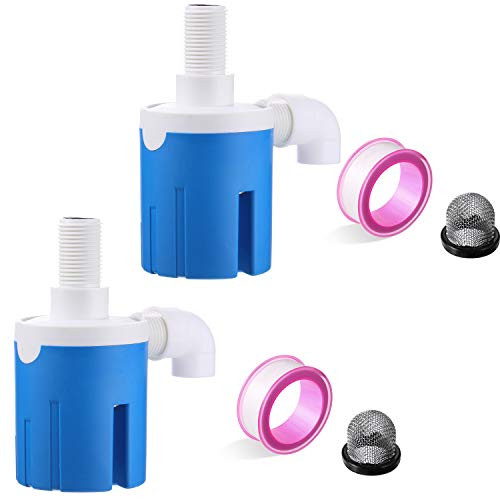 2 Pieces 12 Inch Water Float Valve Inner Top Water Inlet Automatic Float Valve Adjust Water Level Float Valve Water Level Control Water Tank Traditional Float Valve for Water Tank