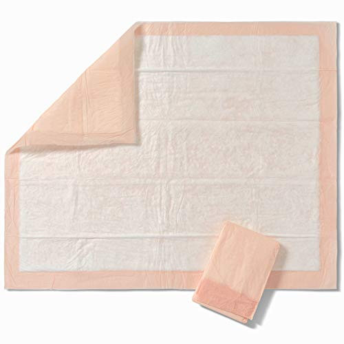 Medline  MUP2000F FitRight Heavy Absorbency Disposable Underpads Super Absobent Polymer and Fluff Core 30 x 36 Case of 100 Great for Bed Pads Furniture and Surface Protection
