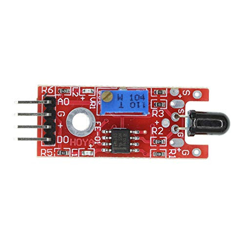 HUABAN 3 Pack KY026 Flame Sensor Module IR Sensor Detector for Temperature Detecting Suitable for Arduino