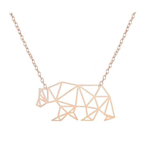 NOUMANDA Cute Polar Bear Pendant Necklace Delicate Bear Nature Animal Elements Fashion Jewelry Gifts Rose Gold NOUMANDA Cute Polar Bear Pendant Necklace Delicate Bear Nature Animal Elements Fashion Jewelry Gifts Rose Gold