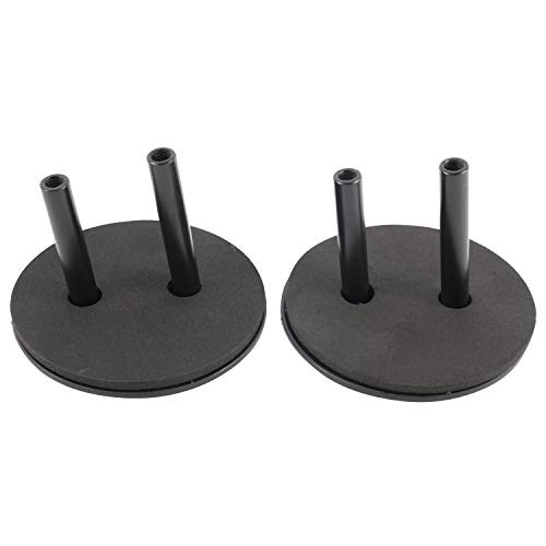 NovelBee Pair of Black Mirror Relocation Filler Plate Kit Fit for 20072018 Jeep Wrangler JK