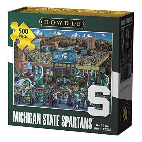 Dowdle Jigsaw Puzzle - Michigan State Spartans - 500 Piece Dowdle Jigsaw Puzzle - Michigan State Spartans - 500 Piece