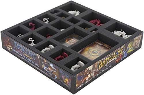 Foam tray set for Descent: Journeys in the Dark 2nd Edition - Mists of Bilehall board game box