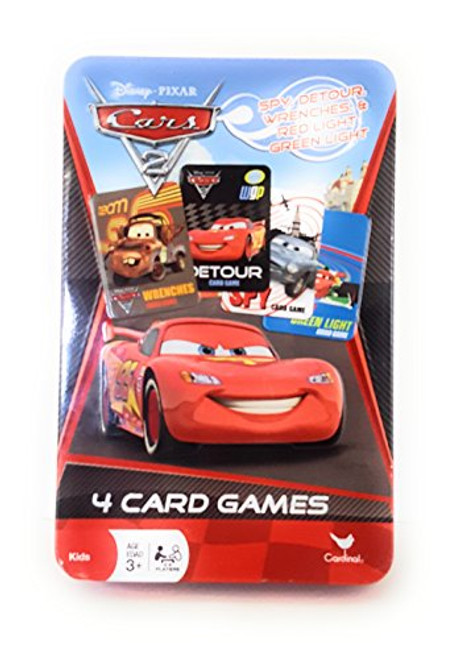 Disney-Pixar Cars 2 - 4 card game tin Disney-Pixar Cars 2 - 4 card game tin