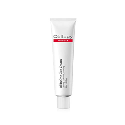 Cellapy Red Cica All In One Cica Cream Whitening Moisturizing Calming Antiwrinkle for Oily and Troubled Skin Types All Natural Formula For Men Women 169 Fl oz White Cellapy Red Cica All In One Cica Cream Whitening Moisturizing Calming Antiwrinkle for Oily and Troubled Skin Types All Natural Formula For Men Women 169 Fl oz White