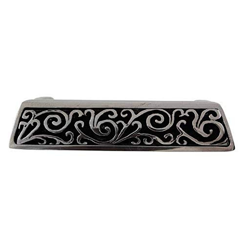 Vicenza Designs P1252 Liscio Finger Pull Antique Silver