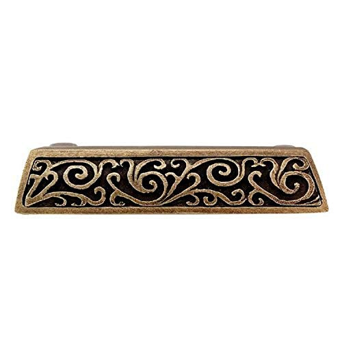 Vicenza Designs P1252 Liscio Finger Pull Antique Brass
