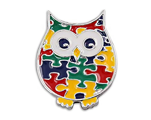 Fundraising For A Cause Autism Puzzle Piece Owl Lapel Pin AutismAspergers Spectrum Disorder Awareness Pins 1 Pin in a Gift Box Fundraising For A Cause Autism Puzzle Piece Owl Lapel Pin AutismAspergers Spectrum Disorder Awareness Pins 1 Pin in a Gift Box