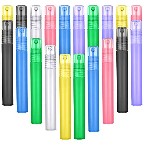 20 Pieces Plastic Frosted Spray Bottle 10 ml 034 oz Fine Mist Spray Bottles Colorful Empty Refillable Perfume Bottles Portable Spray Bottle Container for Essential Oils Travel Perfume 20 Pieces Plastic Frosted Spray Bottle 10 ml 034 oz Fine Mist Spray Bottles Colorful Empty Refillable Perfume Bottles Portable Spray Bottle Container for Essential Oils Travel Perfume
