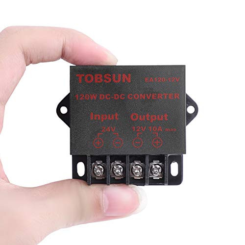 DC 24V to DC 12V 10A Converter Voltage Reducer 120W Step Down Regulator Module Transformer for Golf Cart Club Car