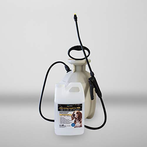 Branch Creek Entry ChlorideFree NonToxic Liquid Ice Melt and Manual Pump Sprayer Bundle  Quick Clean and Optimal Applicationfor Entrances and Sidewalks of Residential Properties 05 Gallon